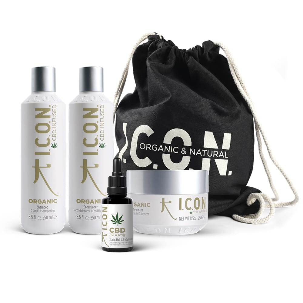 cabello limpio y puro con cbd Tratamiento organico y vegano con cbd