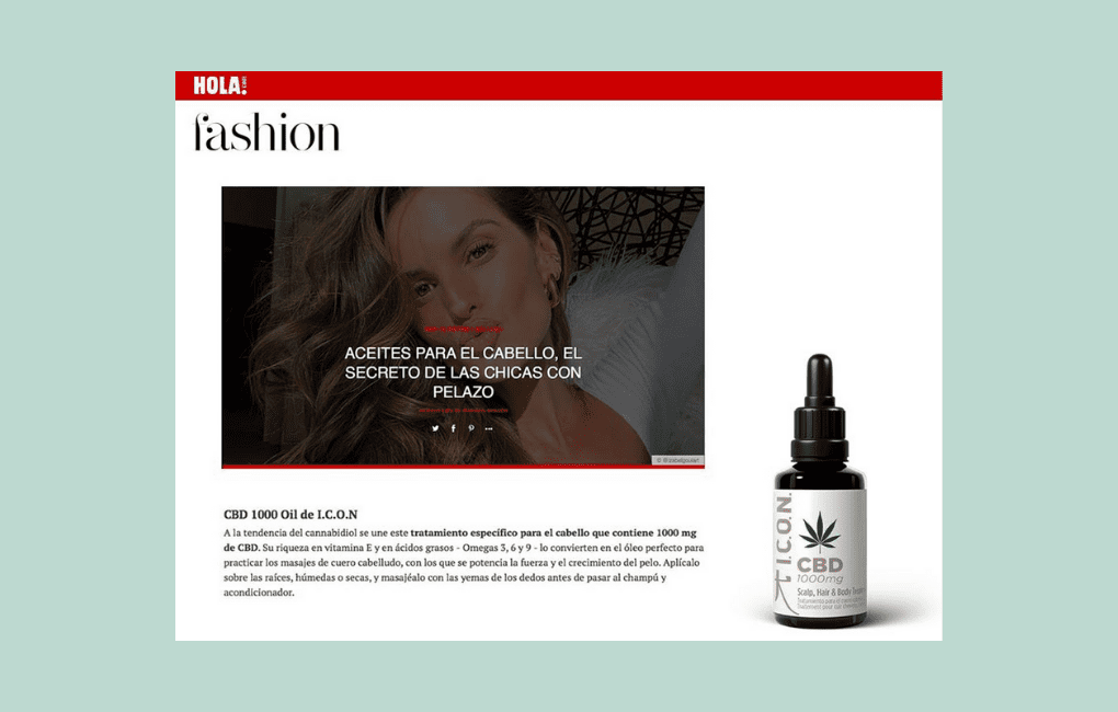 Línea Organic con CBD de I.C.O.N. 