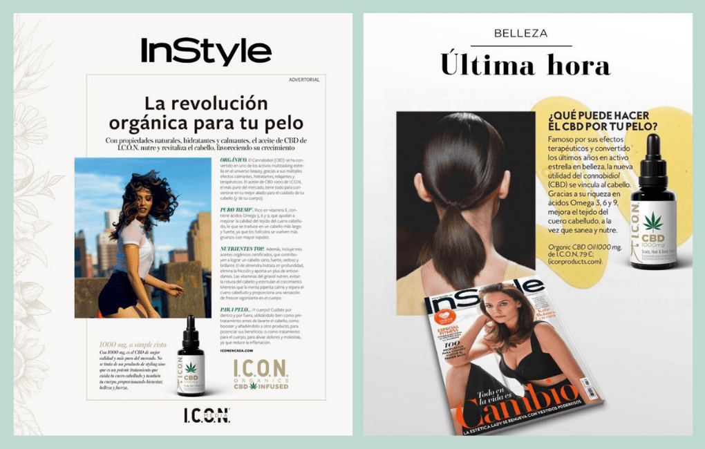 Línea Organic con CBD de I.C.O.N. 