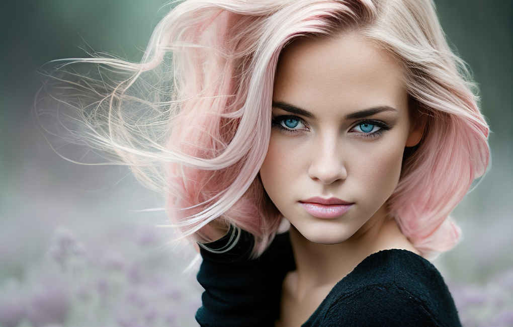 colores rosa para el pelo